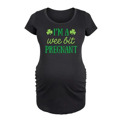 Kohl's Maternity I'm A Wee Bit Pregnant Graphic Tee
