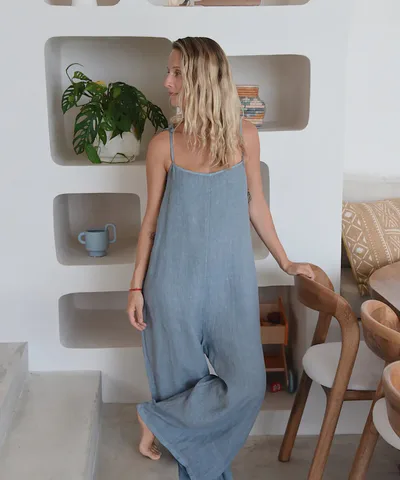 Bump City The Linen Jumpsuit (Juno)