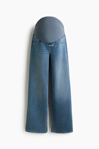 H&M MAMA Superstretch Wide-Leg Jeans
