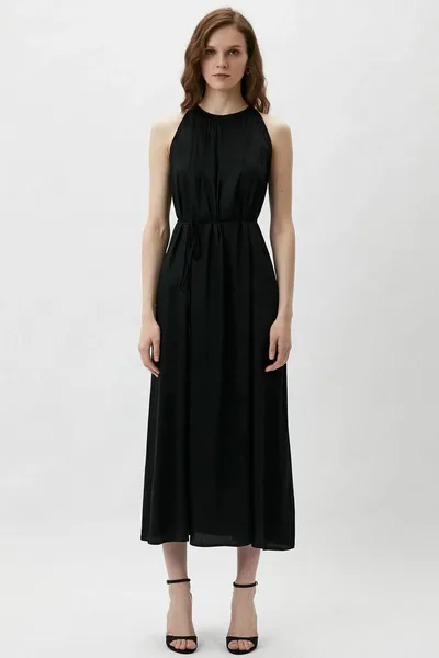 For The Creators Clarissa Dress with Belt in Black