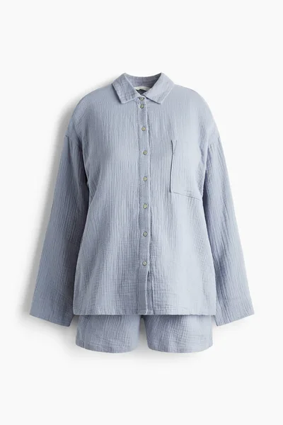 H&M MAMA Before & After Muslin Pajamas