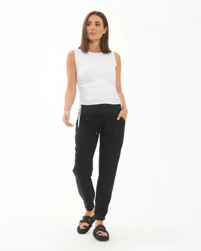 Ripe Maternity Tencel Off Duty Pant Black