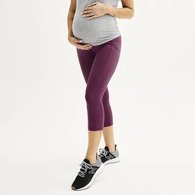 Kohl's Maternity Tek Gear® Ultrastretch High Rise Capri Pants
