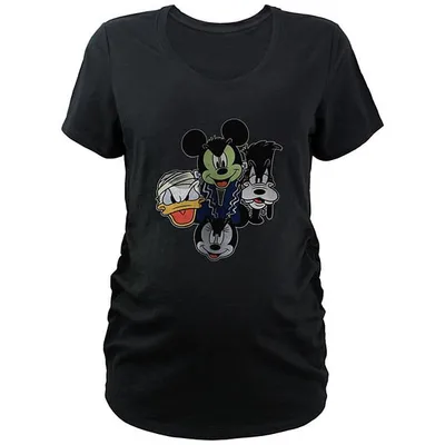 Kohl's Disney's Mickey Mouse And Friends Halloween Heads Maternity Graphic Tee