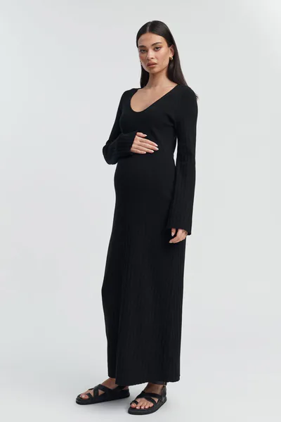 Legoe Heritage Emilie Maxi Dress (Black) - FINAL SALE