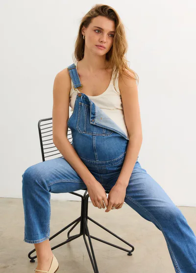 HATCH The Denim Maternity Overall