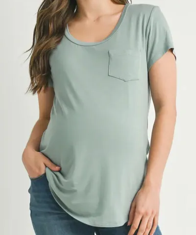 Bump City The Nora Maternity Nursing Pocket T-Shirt