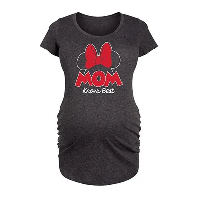 Kohl's Disney's Minnie Mouse Maternity Mom Knows Best Graphic Tee