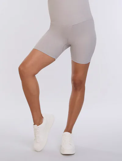 Motherhood Maternity Ribbed Biker Short