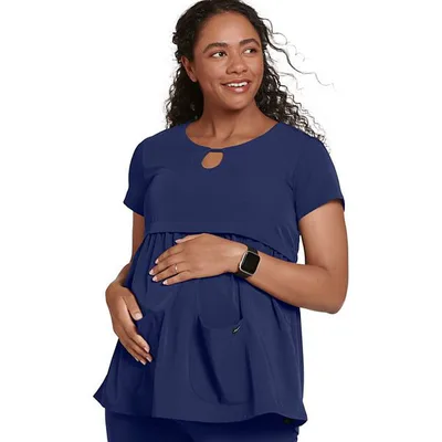 Kohl's Maternity Jockey® Scrubs Empire Waist Top 2461