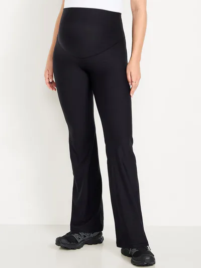 Old Navy Maternity Full-Panel PowerSoft Flare Leggings