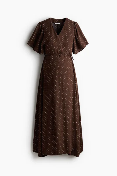 H&M MAMA Nursing Wrap Dress