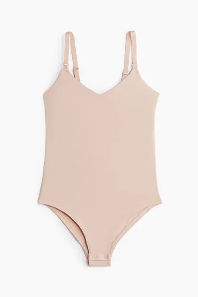 H&M MAMA Padded Microfiber Nursing Bodysuit
