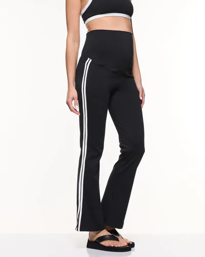 Soon Maternity Straight Flare Side Stripe Leggings