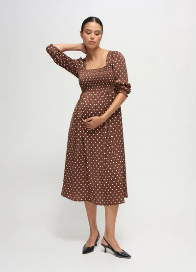 Ingrid & Isabel The Breeze Maternity Midi Dress