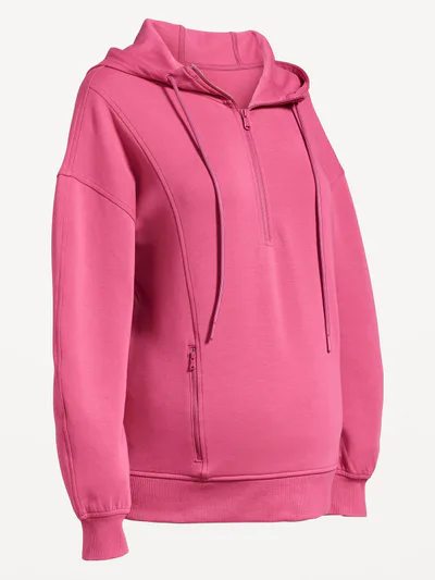 Old Navy Maternity Dynamic Fleece Half-Zip Hoodie