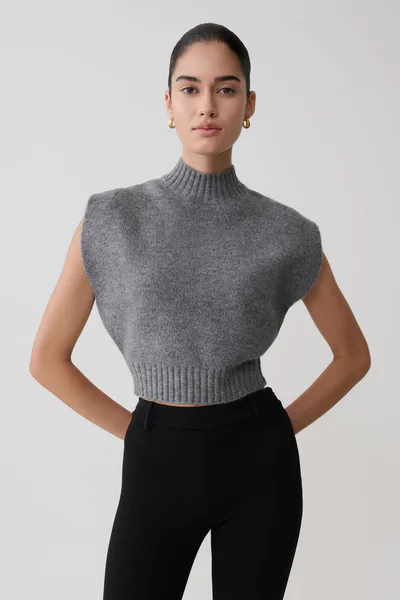 MESHKI Niko Knit Oversized Top