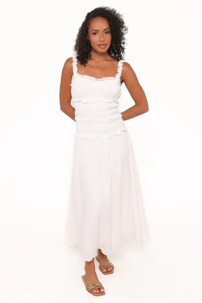 Petal & Pup Enola Gather Midi Dress