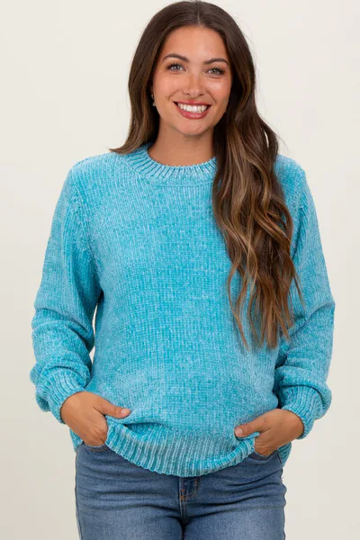 PinkBlush Jade Chenille Knit Maternity Sweater