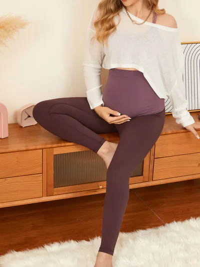 Momanda Ultra Soft Workout Maternity Leggings