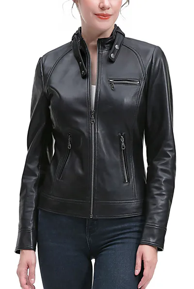 Kimi + Kai Kimi + Kai Women's "Emy" Leather Moto Jacket