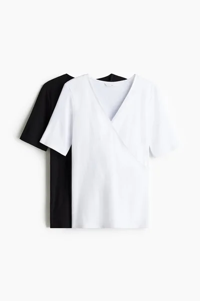 H&M MAMA 2-pack Nursing Tops