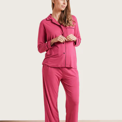 NOM Maternity Heart On My Sleeve Pajama Set
