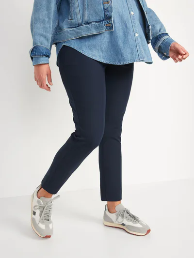 Old Navy Maternity Full-Panel Pixie Ankle Pants