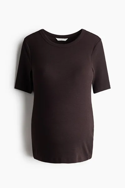 H&M MAMA Ribbed T-Shirt