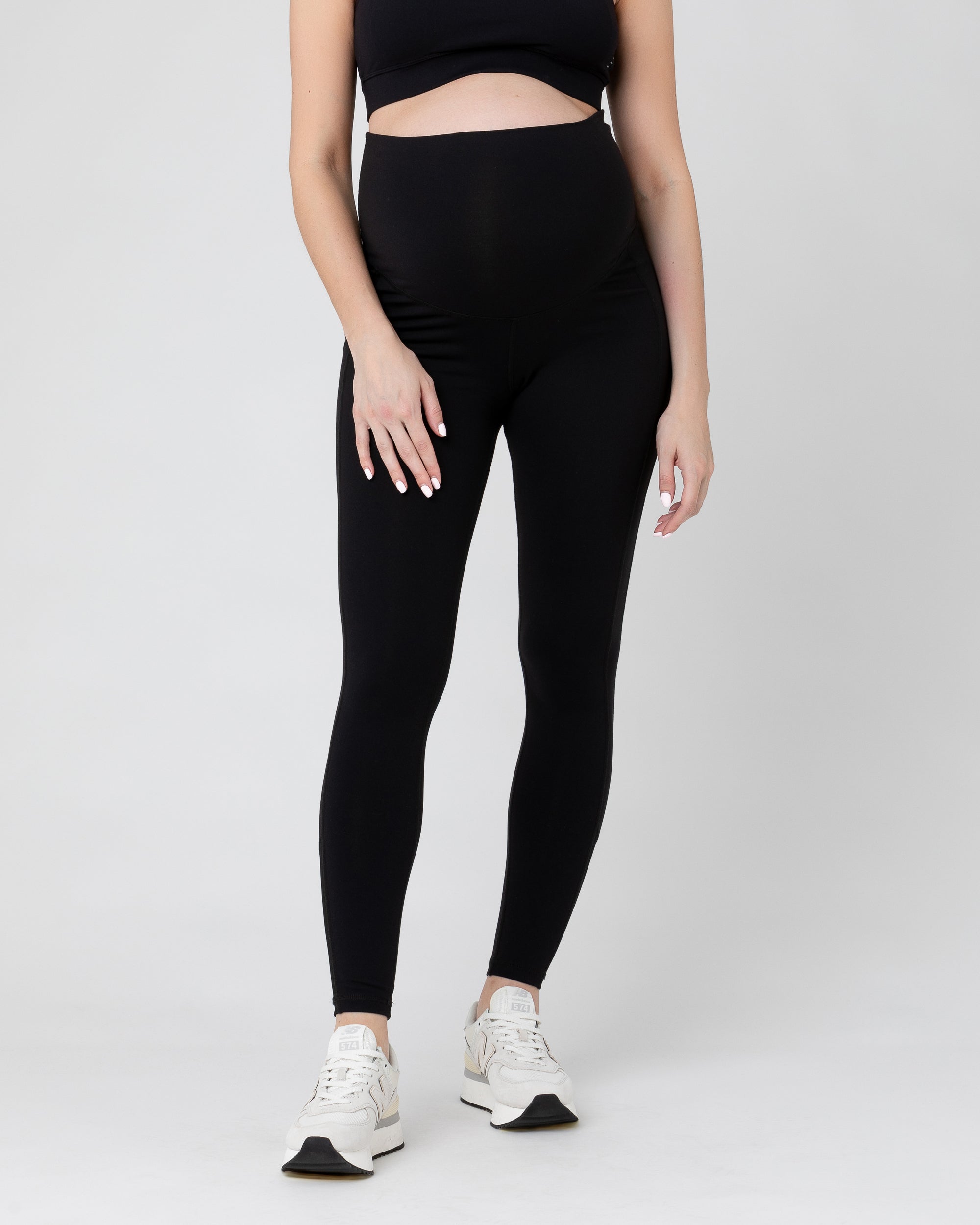 Ripe Maternity Active Over Tummy Legging Black
