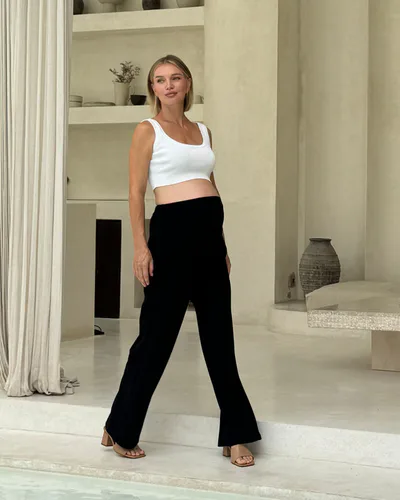 Soon Maternity Pull-On Wide Leg Pants