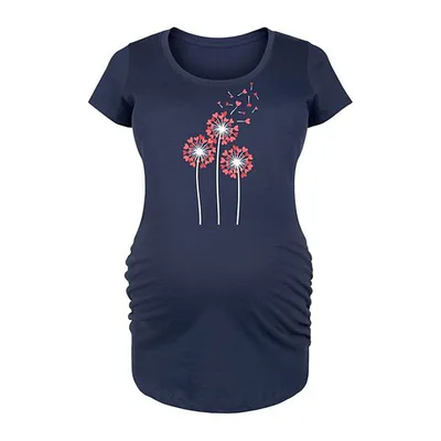 Kohl's Maternity Dandelion Heart Group Graphic Tee