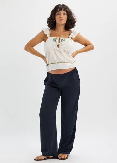 HATCH The Satin Celeste Pant