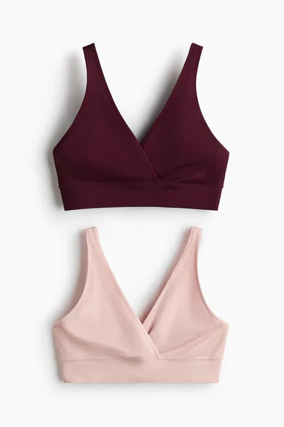H&M MAMA 2-pack Seamless Nursing Bras