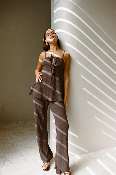 SABO Ashton Jumpsuit - Chocolate