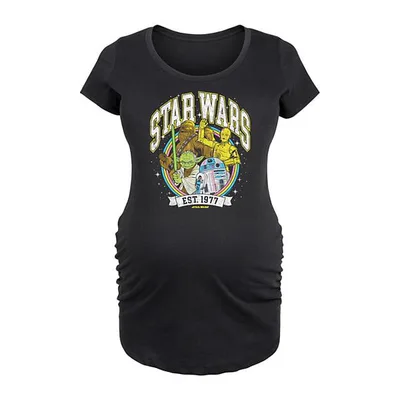 Kohl's Maternity Star Wars Retro Collegiate Graphic Tee