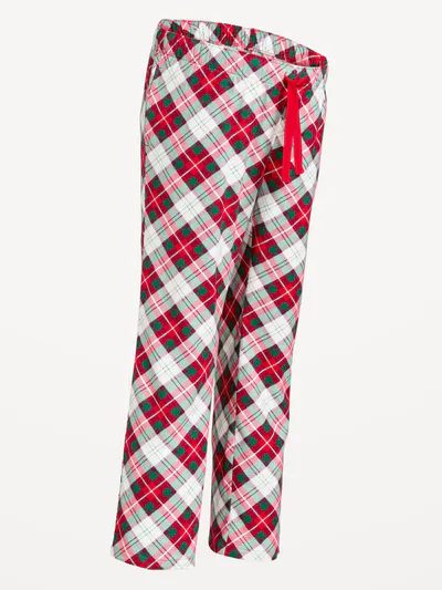 Old Navy Maternity Printed Flannel Pajama Pants