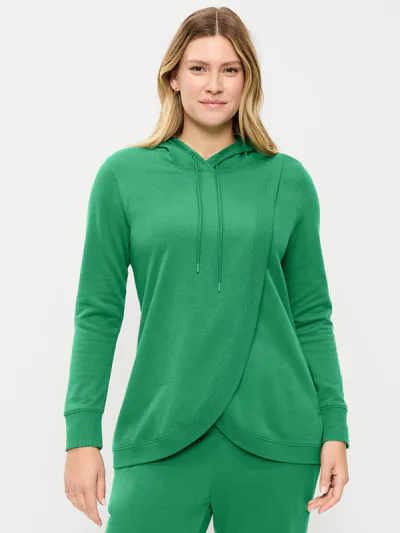 Old Navy Maternity Cross-Front Nursing Pullover Hoodie