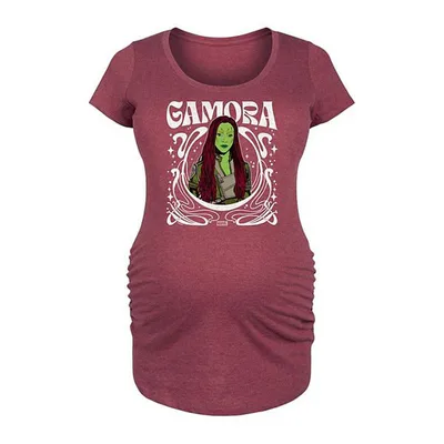 Kohl's Maternity Marvel Guardians Of The Galaxy Gamora Nouveau Floral Graphic Tee