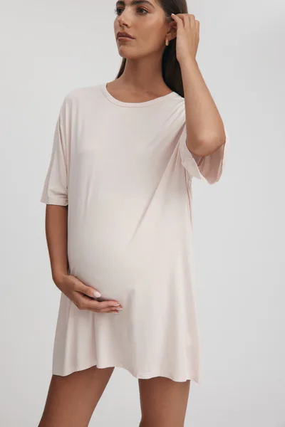 Legoe Heritage Loungey Sleep Tee (Soft Pink)
