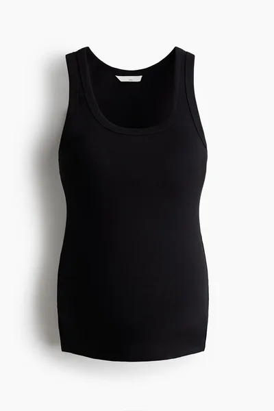 H&M MAMA Ribbed Tank Top
