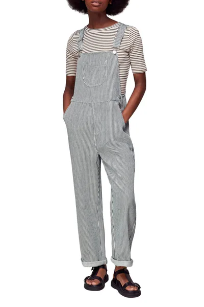 For The Creators Imperfect Leni Stripe Dungaree – Colour Bleed (M)