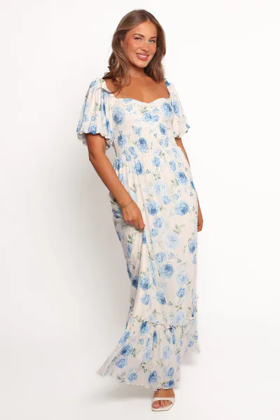Petal & Pup Devon Maxi Short Sleeve Dress - Summer Song