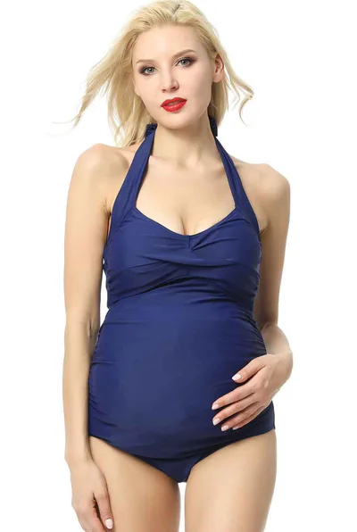 Kimi + Kai Kimi + Kai Maternity "Nancy" UPF 50+ One Piece Maternity Swimsuit