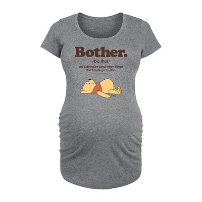 Kohl's Disney's Winnie the Pooh Maternity Bother Definition Graphic Tee