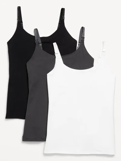 Old Navy Maternity First Layer Nursing Cami Top 3-Pack