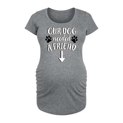 Kohl's Maternity Our Dog Needed a Friend Graphic Tee