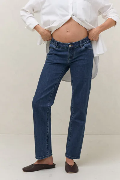 Bae the Label Same Page Straight Leg Jean - Washed Indigo