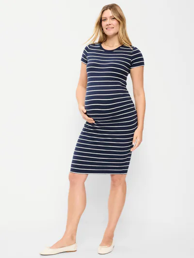 Old Navy Maternity Short-Sleeve Bodycon Dress