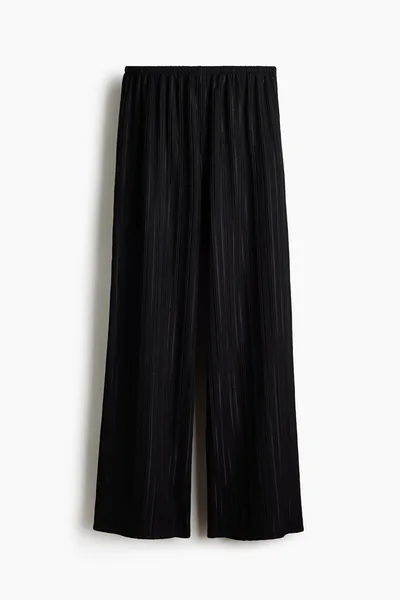 H&M MAMA Pointelle-Knit Drawstring Pants